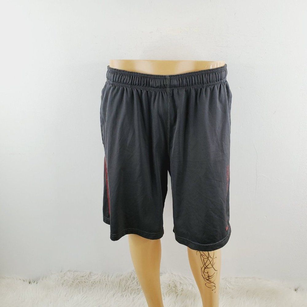 Nike Men's Black Dri-Fit Washington State Cougars Pull On Basketball Shorts Sz M